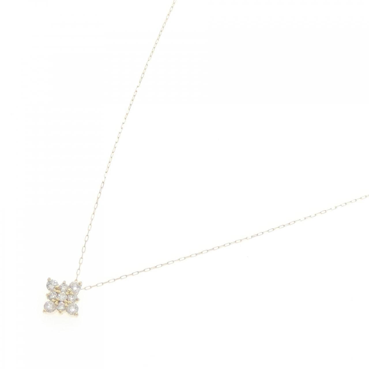 【新品】K18YG ダイヤモンド ネックレス 0.20CT