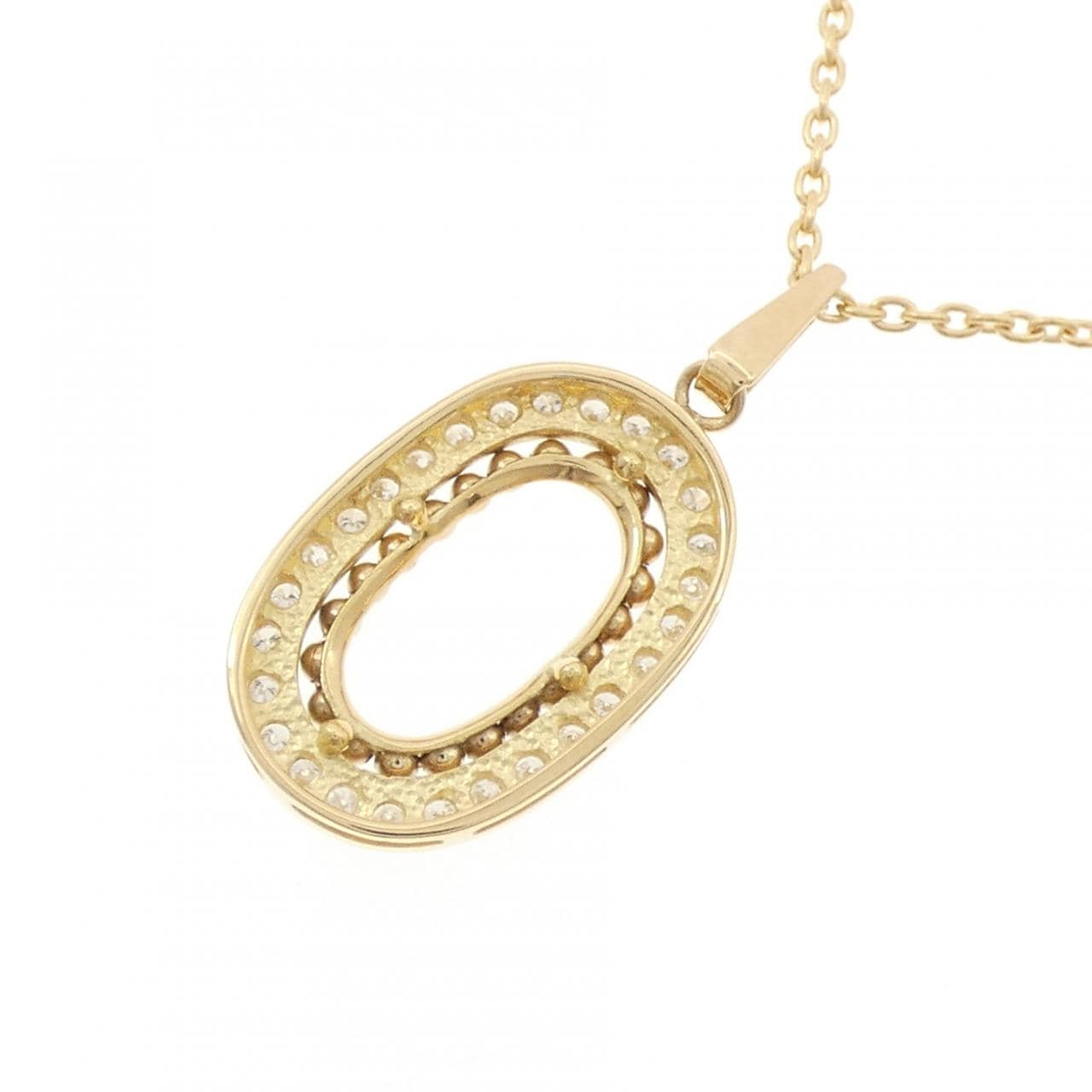 K18YG ダイヤモンド ネックレス 0.28CT