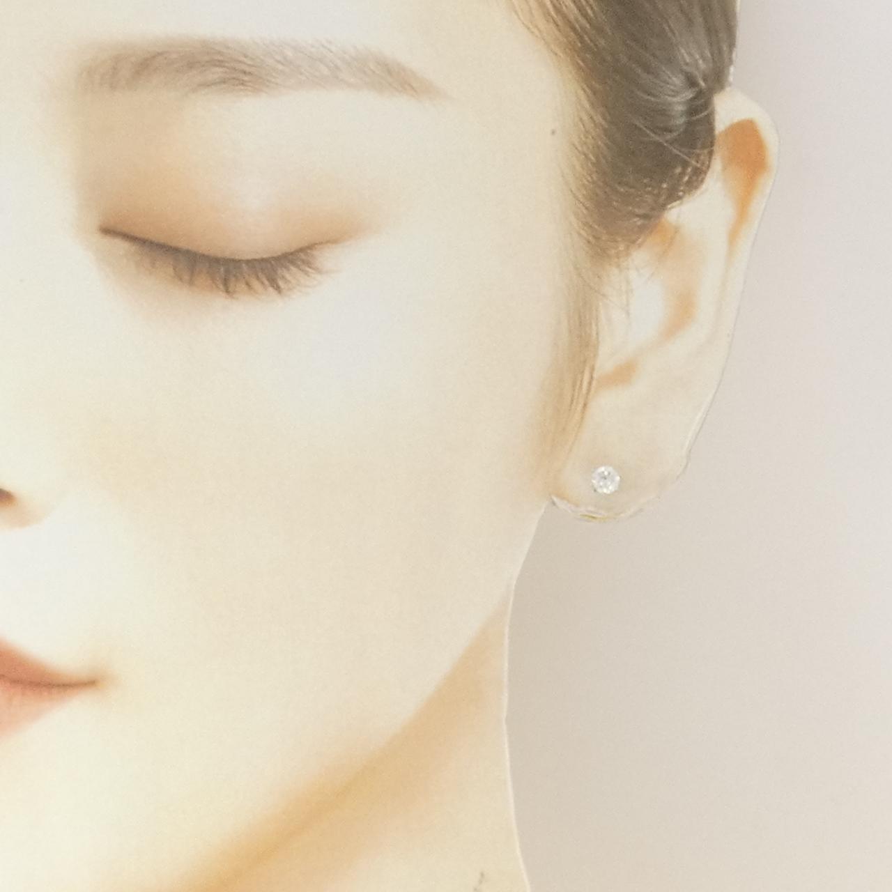 【リメイク】PT900/ST ダイヤモンド ピアス 0.257CT 0.264CT D-E VS1 VG-G