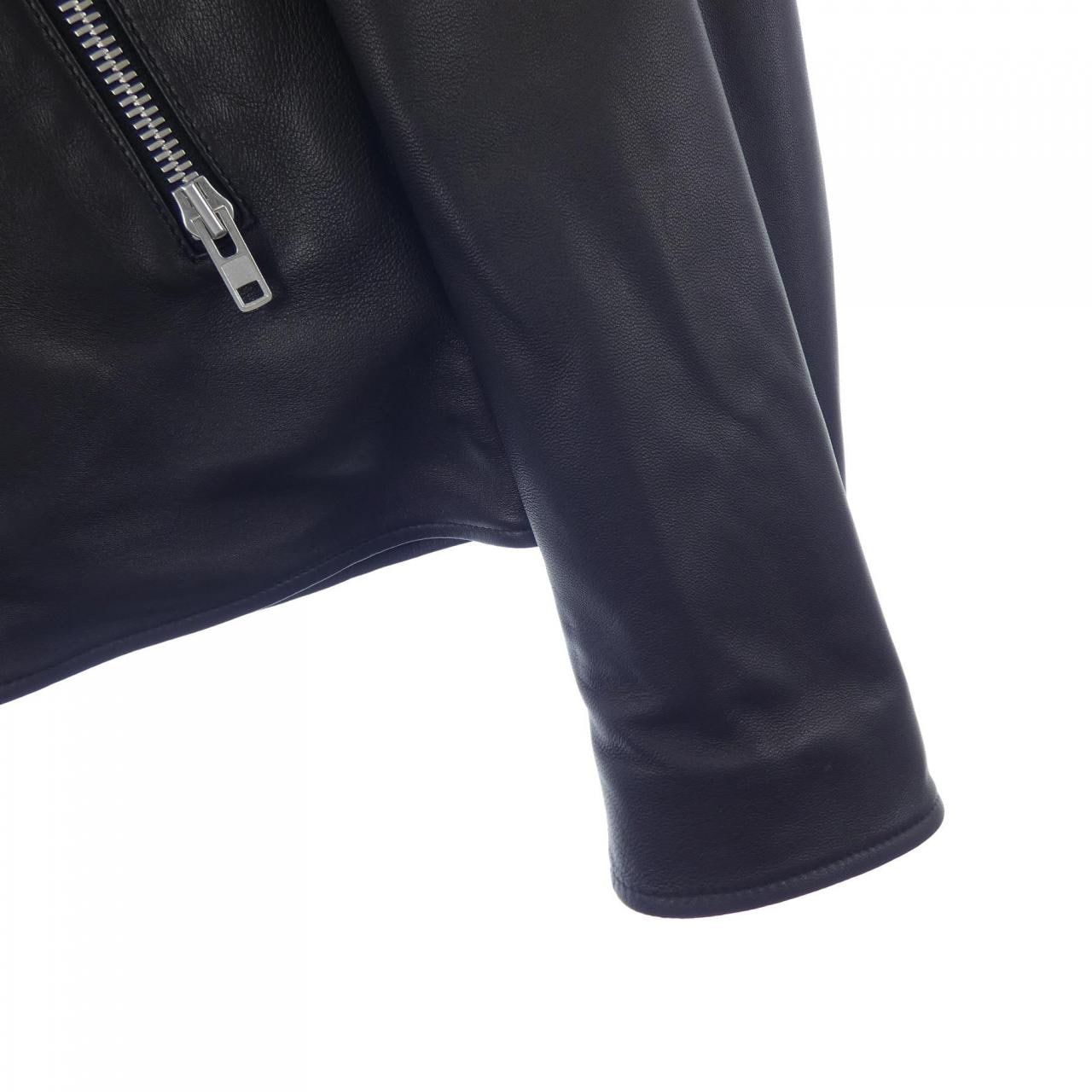 メゾンマルジェラ Maison Margiela 八の字 S50AM0489 レザーライダースジャケット