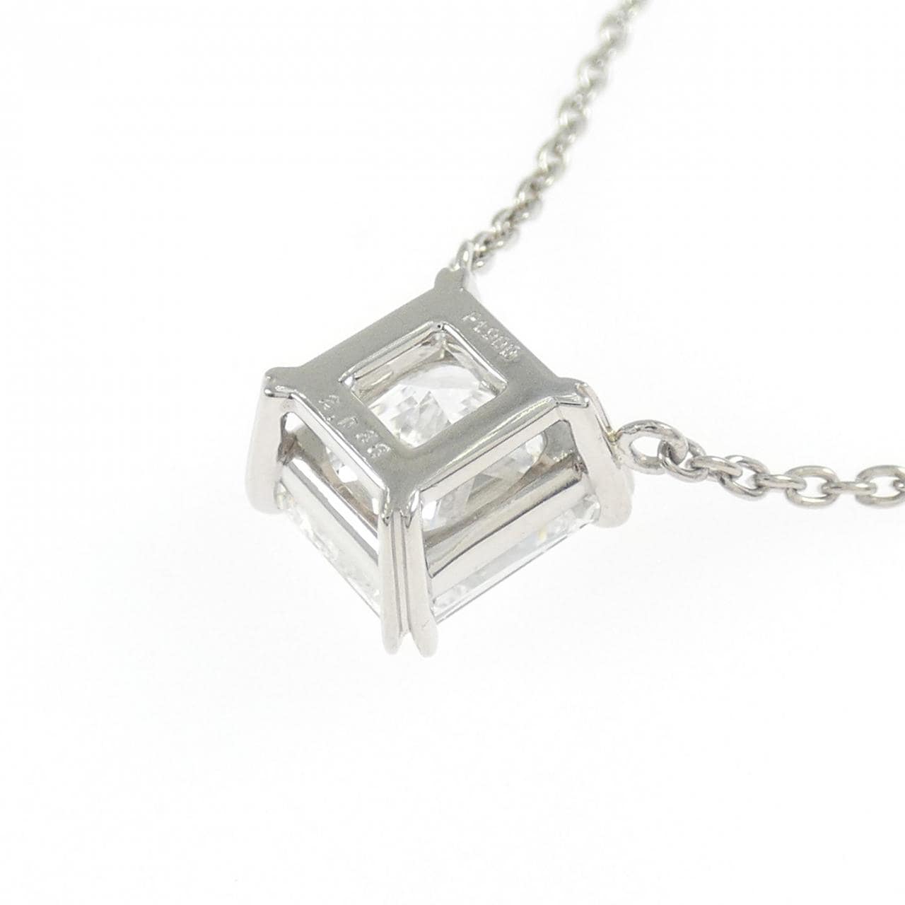 PT900/PT850 ダイヤモンド ネックレス 2.038CT D VVS1 ファンシーカット