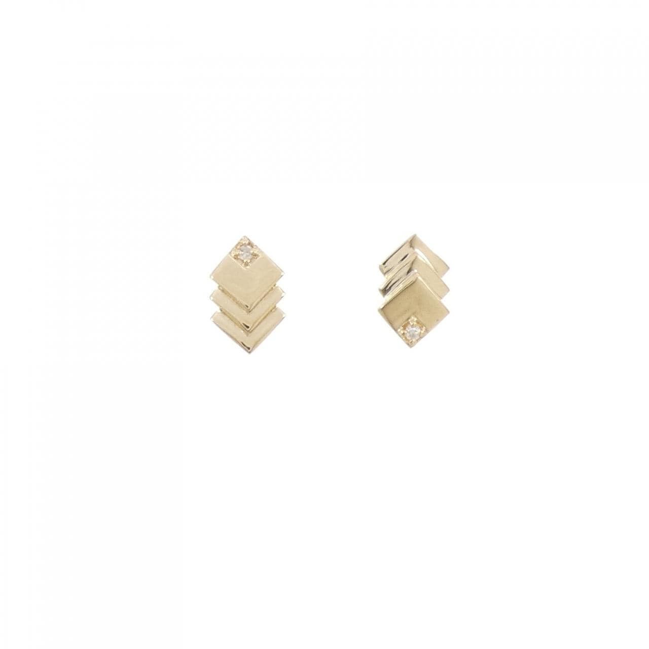 14KYG/K14YG ダイヤモンド ピアス