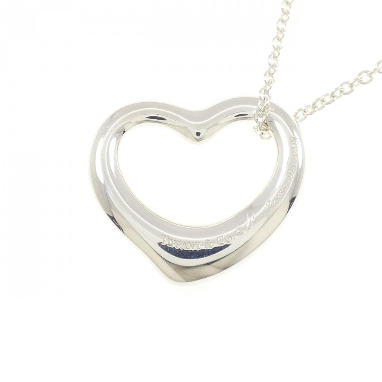 ティファニー オープンハート ネックレス