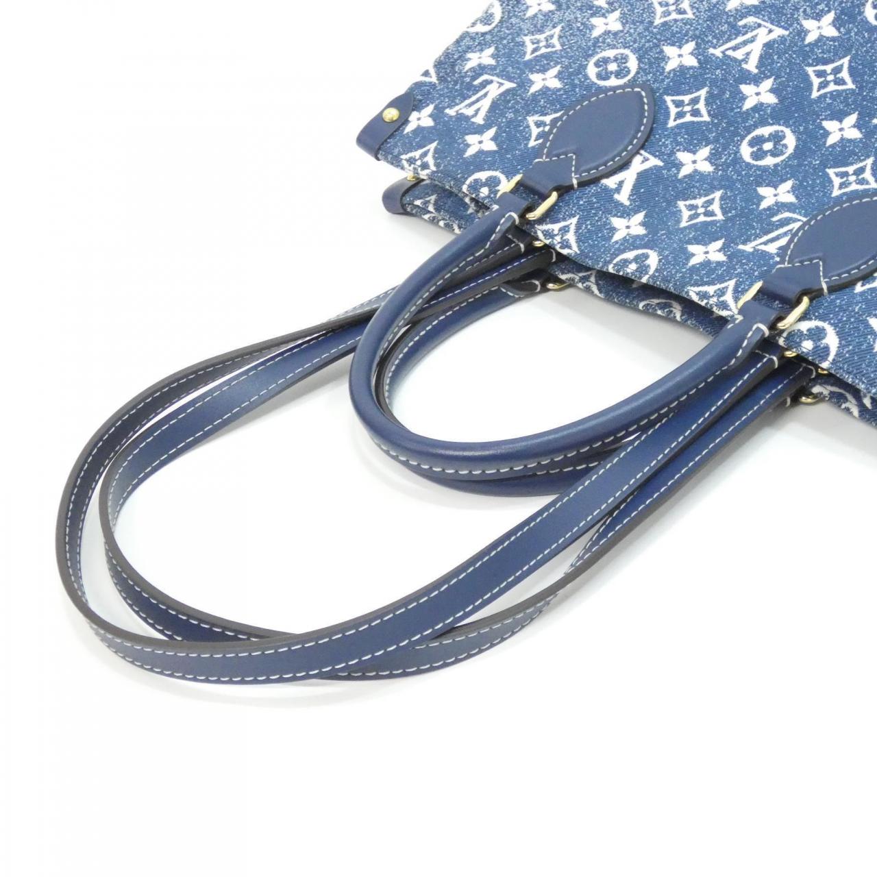 ルイヴィトン モノグラム ジャカード デニム オンザゴー MM M59608 バッグ