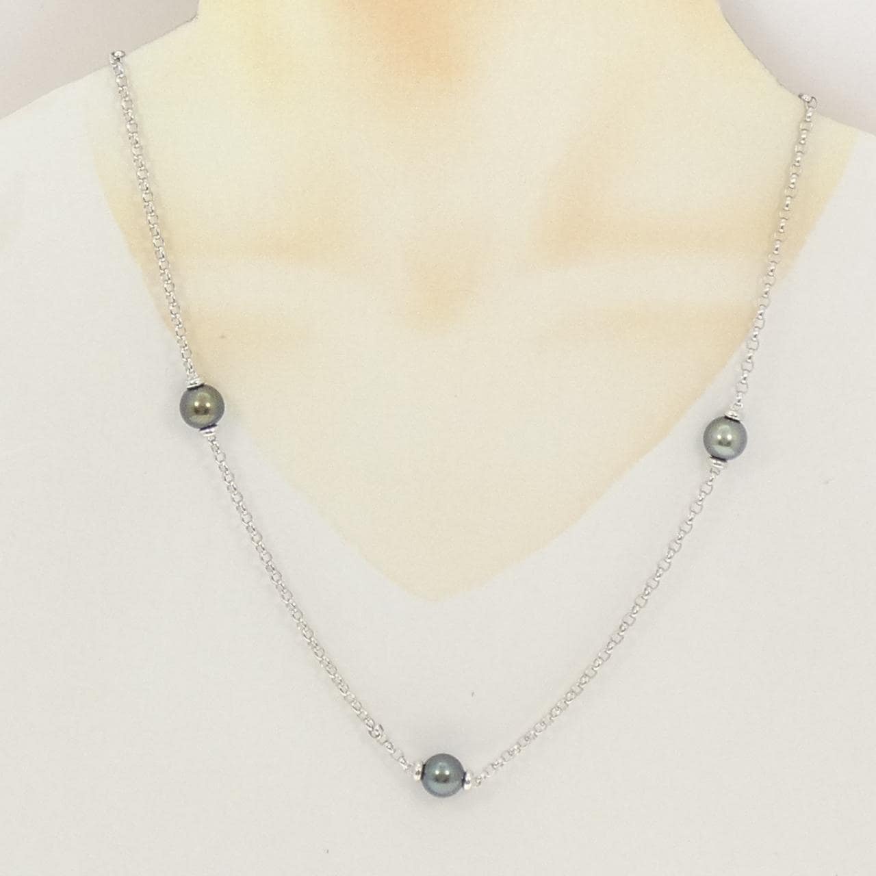 ミキモト 黒蝶パール ネックレス