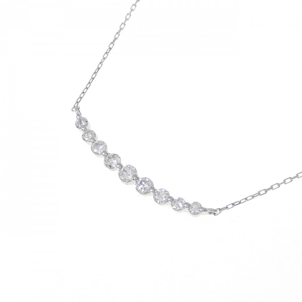 PT900/PT850 ダイヤモンド ネックレス 0.20CT