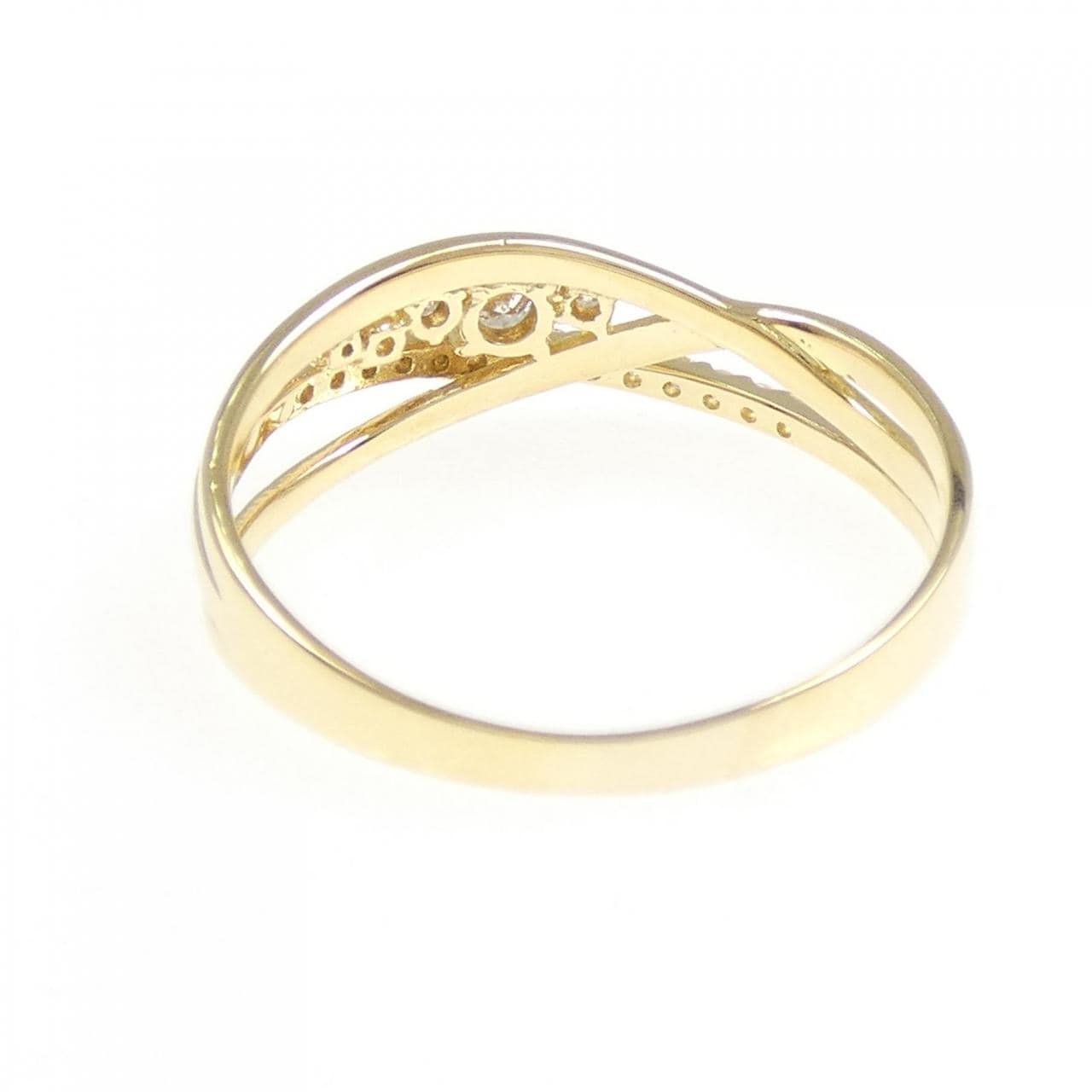 K18YG ダイヤモンド リング 0.30CT