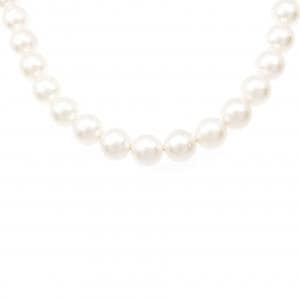 [BRAND NEW] Silver Clasp Akoya Pearl Necklace 9-9.5mm