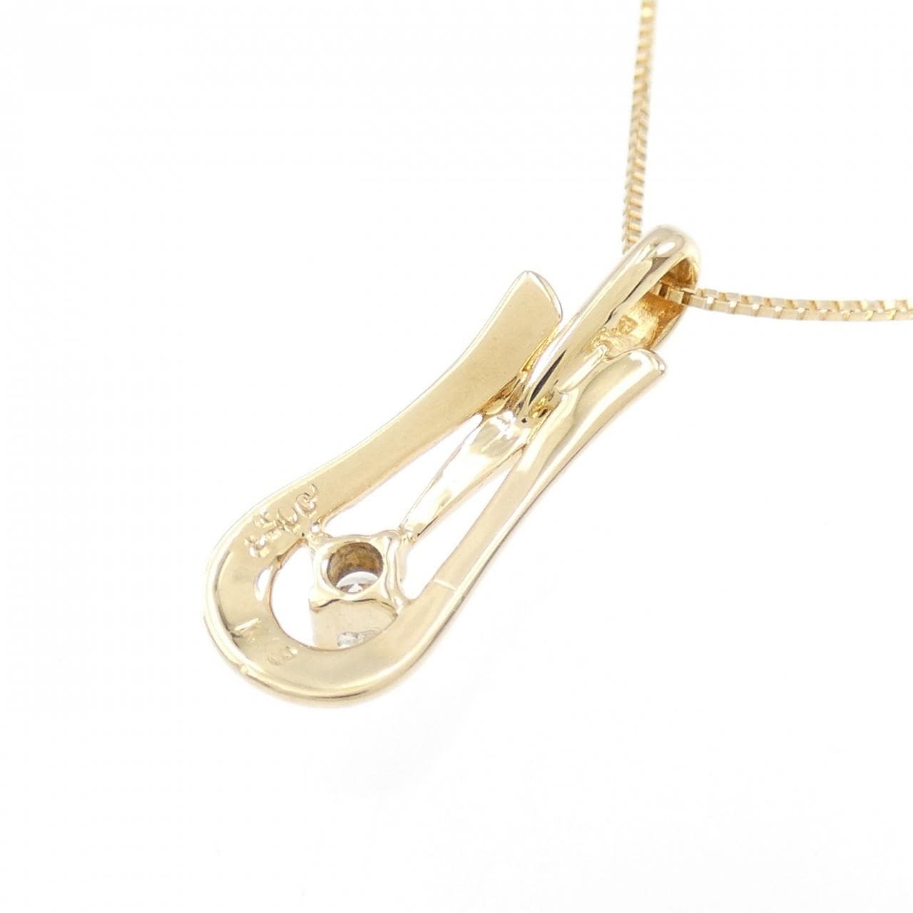 K18YG ダイヤモンド ネックレス 0.053CT
