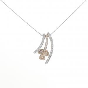 K18WG/K18PG 2WAY ダイヤモンド ネックレス 1.00CT
