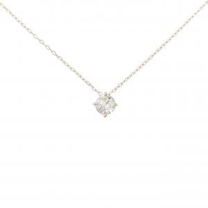 K18PG ソリティア ダイヤモンド ネックレス 0.181CT