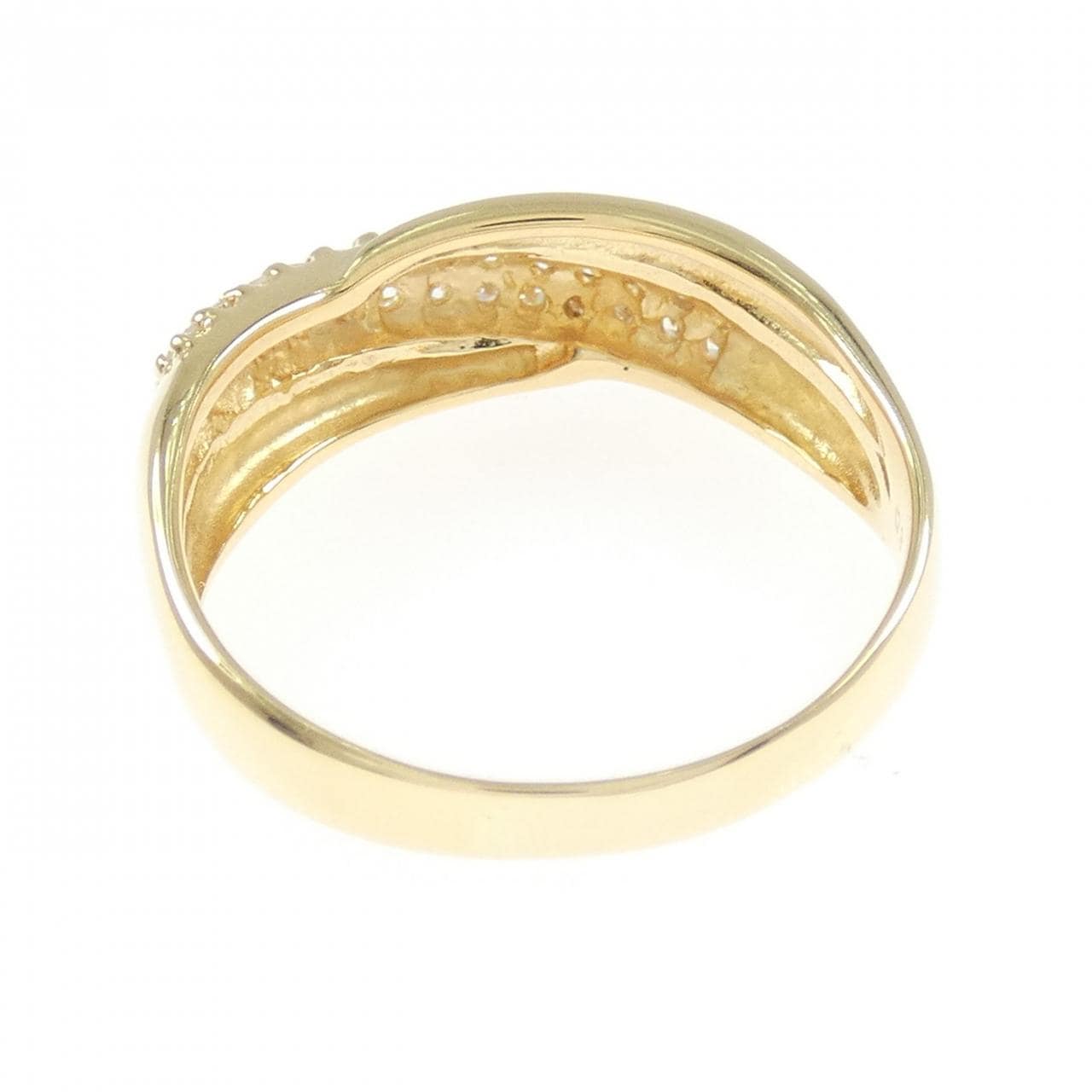 K18YG ダイヤモンド リング 0.30CT