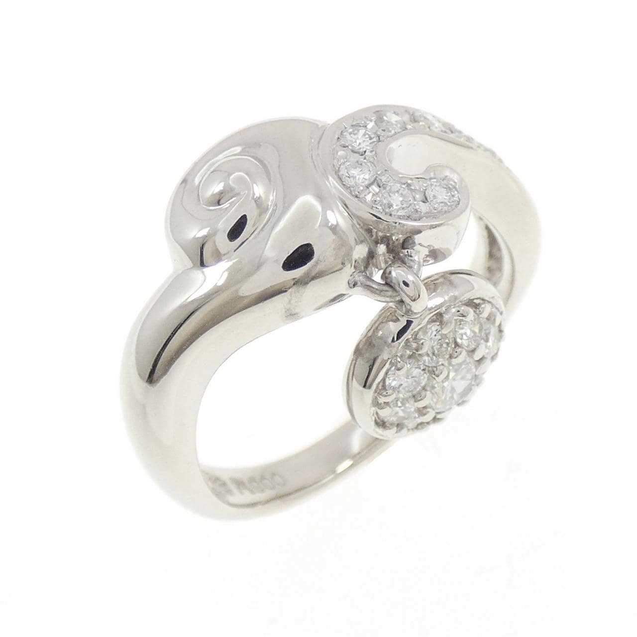 PT900 ダイヤモンド リング 0.10CT