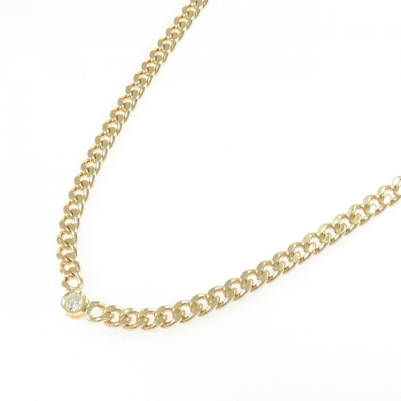 K18YG ダイヤモンド ネックレス 0.20CT
