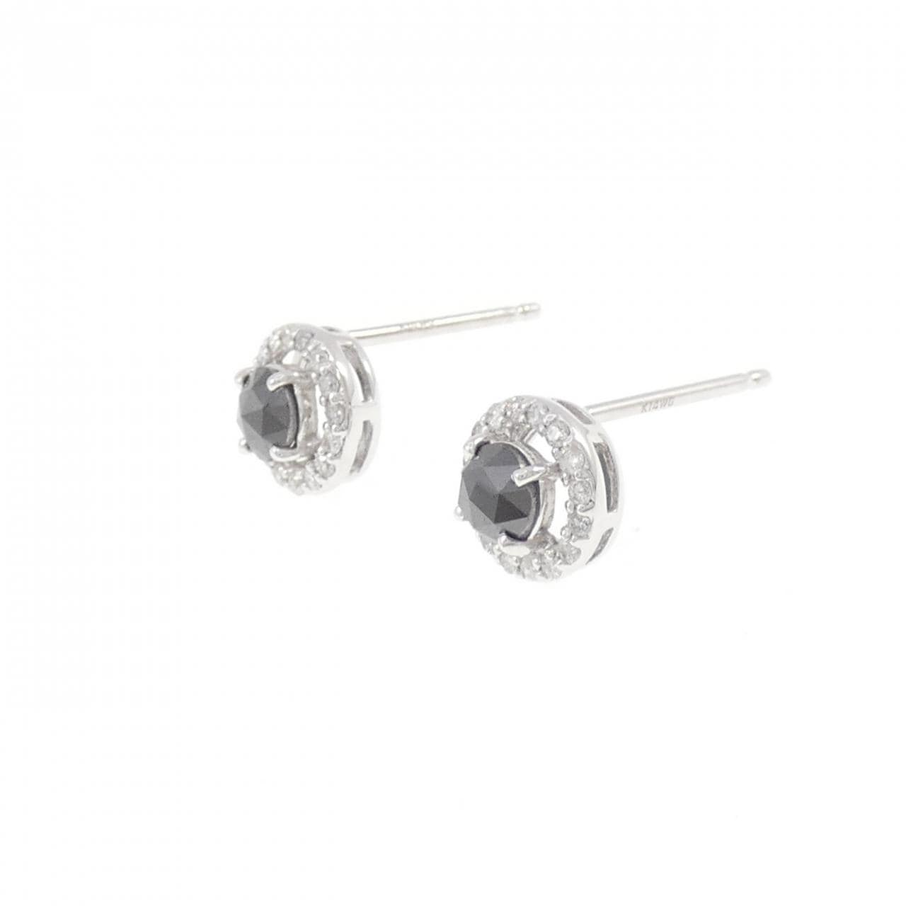 K14WG ダイヤモンド ピアス 0.83CT