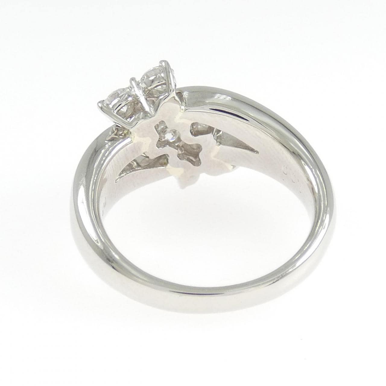 PT900 フラワー ダイヤモンド リング 1.00CT