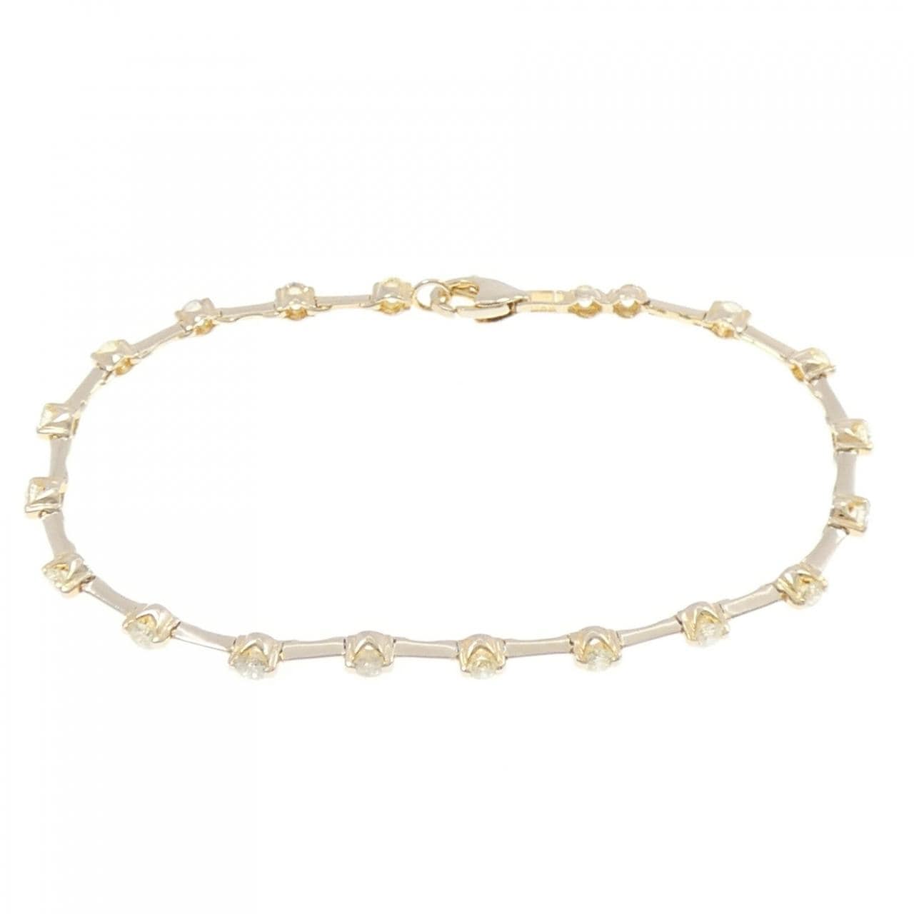 K18YG ダイヤモンド ブレスレット 1.50CT