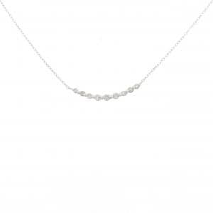 K18WG ダイヤモンド ネックレス 0.10CT