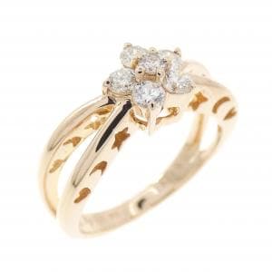 ポンテヴェキオ フラワー ダイヤモンド リング 0.30CT