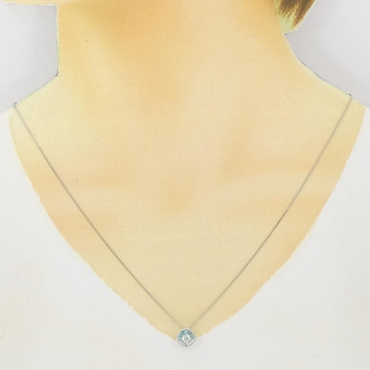 ラブラドライト ネックレス 0.11CT