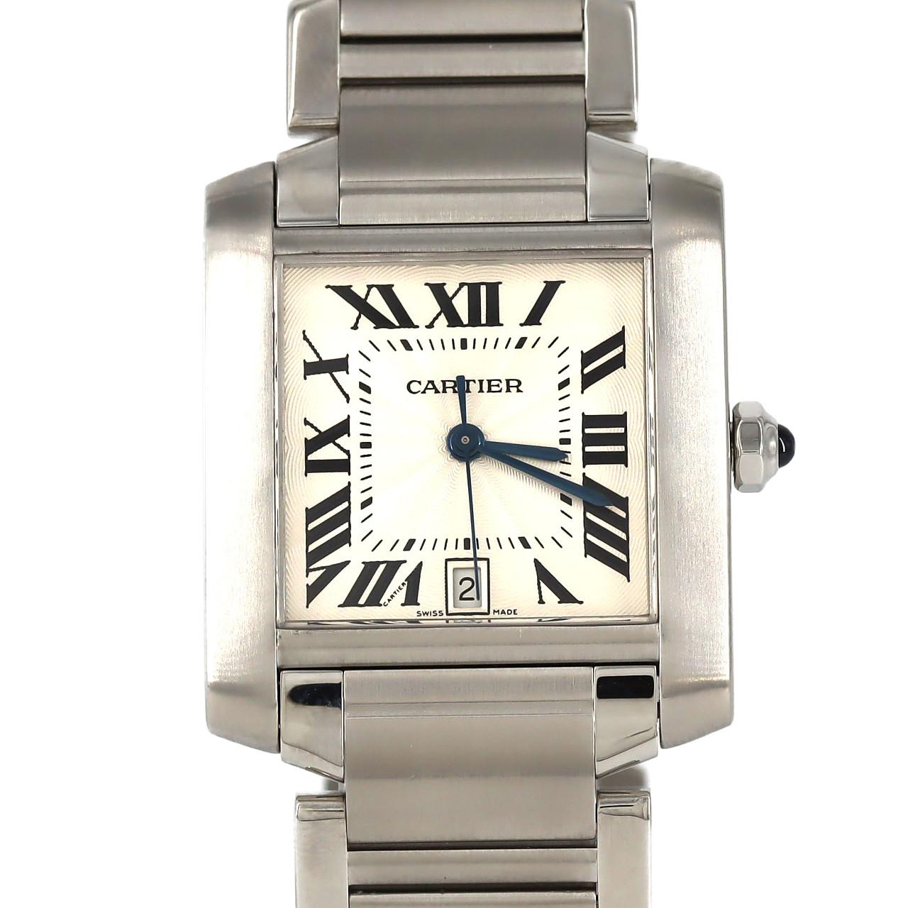 Cartier Tank Française LM W51002Q3 SS Automatic