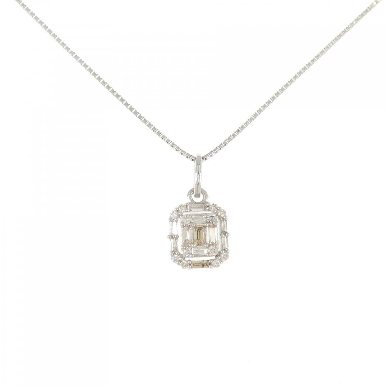 PT900/PT850 ダイヤモンド ネックレス 0.30CT