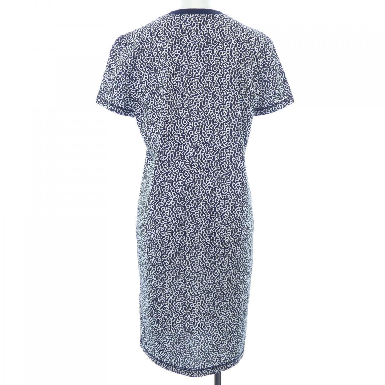 エルメス HERMES シェーヌダンクル CHAINE D'ANCRE ナウサ NAOUSSA 4E4521DB カットワンピース