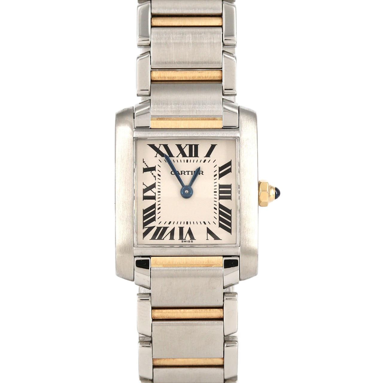カルティエ タンクフランセーズSM コンビ W51007Q4 SSxYG クォーツ