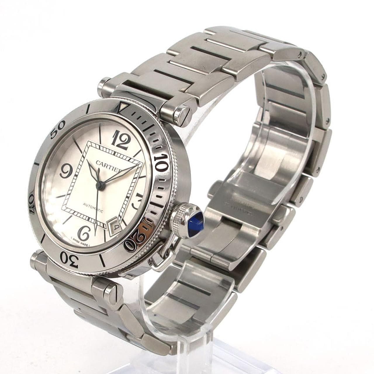 カルティエ パシャシータイマー W31080M7 SS 自動巻