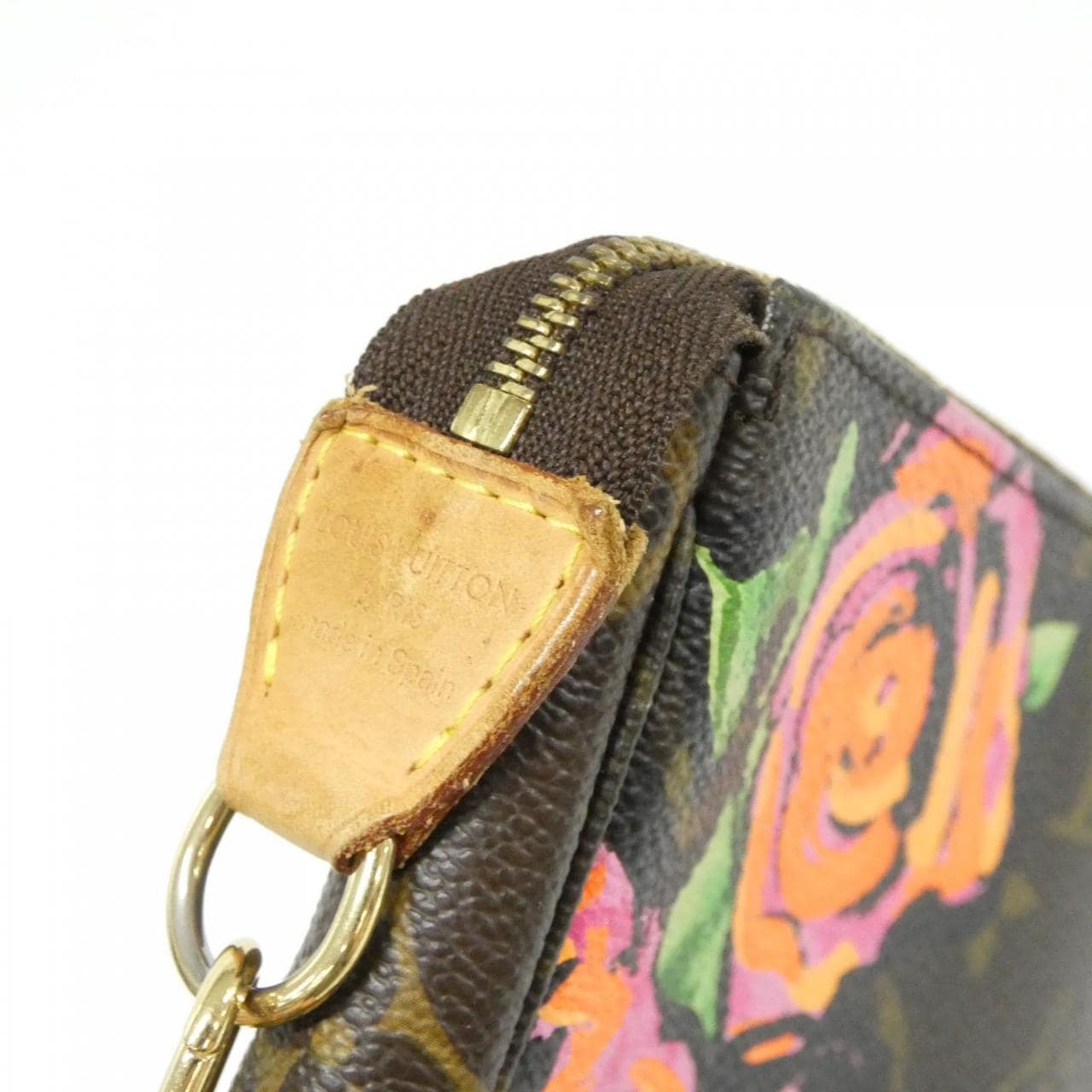 【ヴィンテージ】ルイヴィトン モノグラム ローズ(スティーブン スプラウス) ポシェット アクセソワール M48615 アクセサリーポーチ