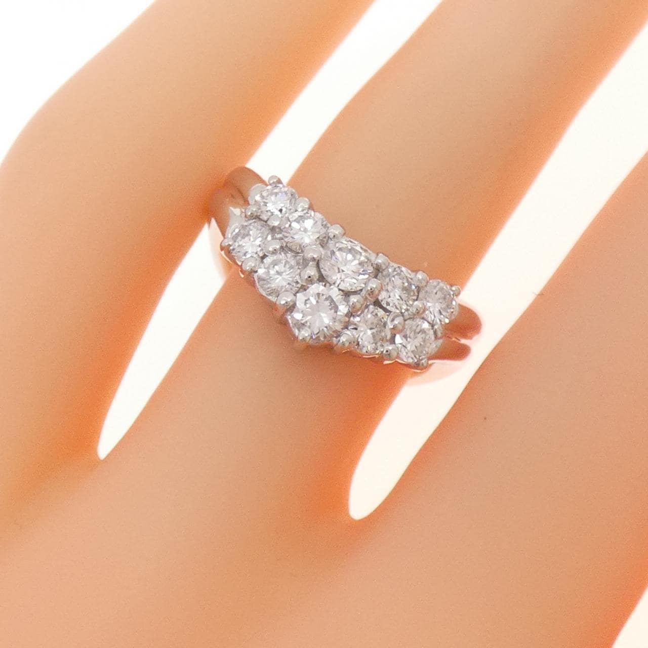 PT900 ダイヤモンド リング 1.00CT