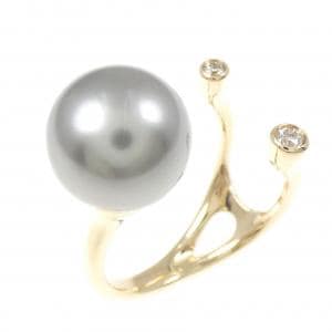 ヒロタカ 黒蝶パール リング 10.4mm