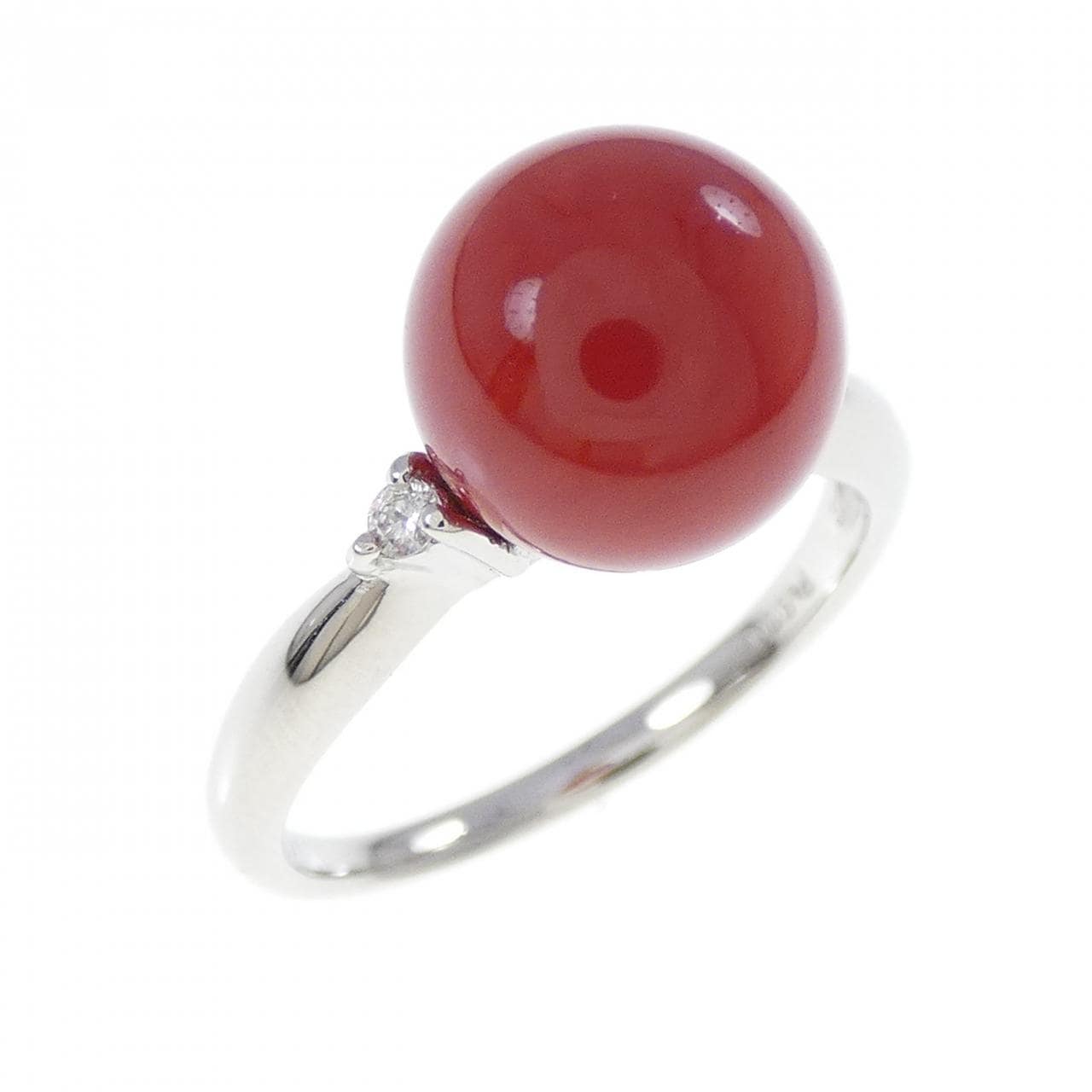 PT900 サンゴ リング 8.6mm