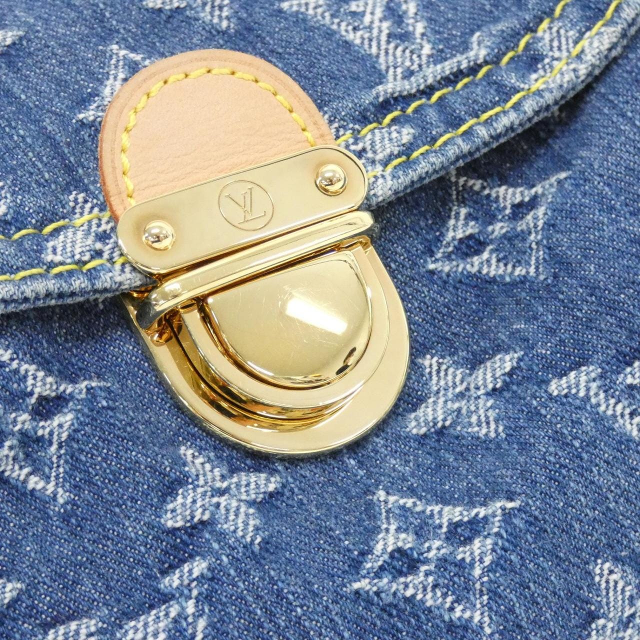 ルイヴィトン モノグラム デニム ミニ プリーティ M95050 ショルダーバッグ