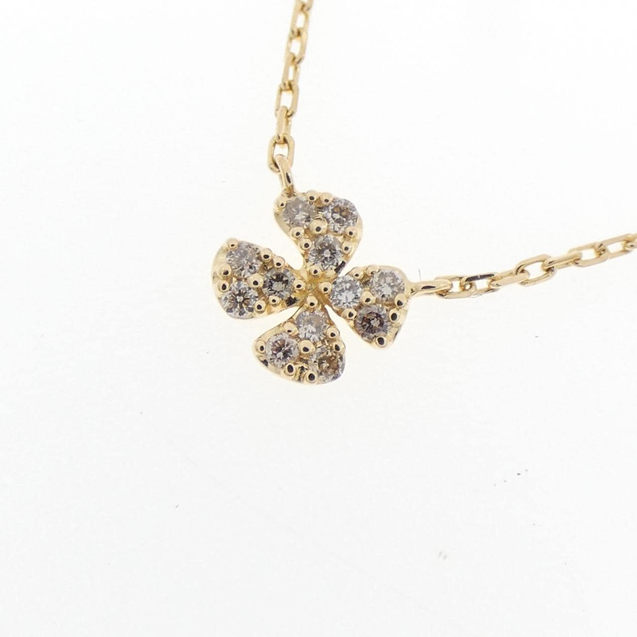 アガット ダイヤモンド ネックレス 0.05CT