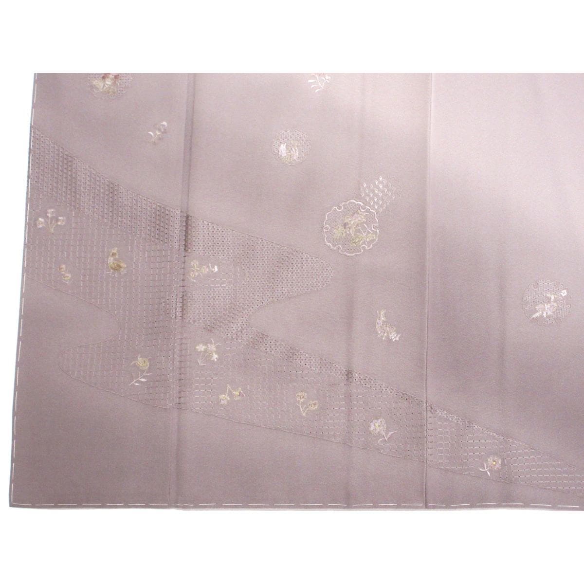 【未使用品】訪問着　刺繍加工ボカシ染