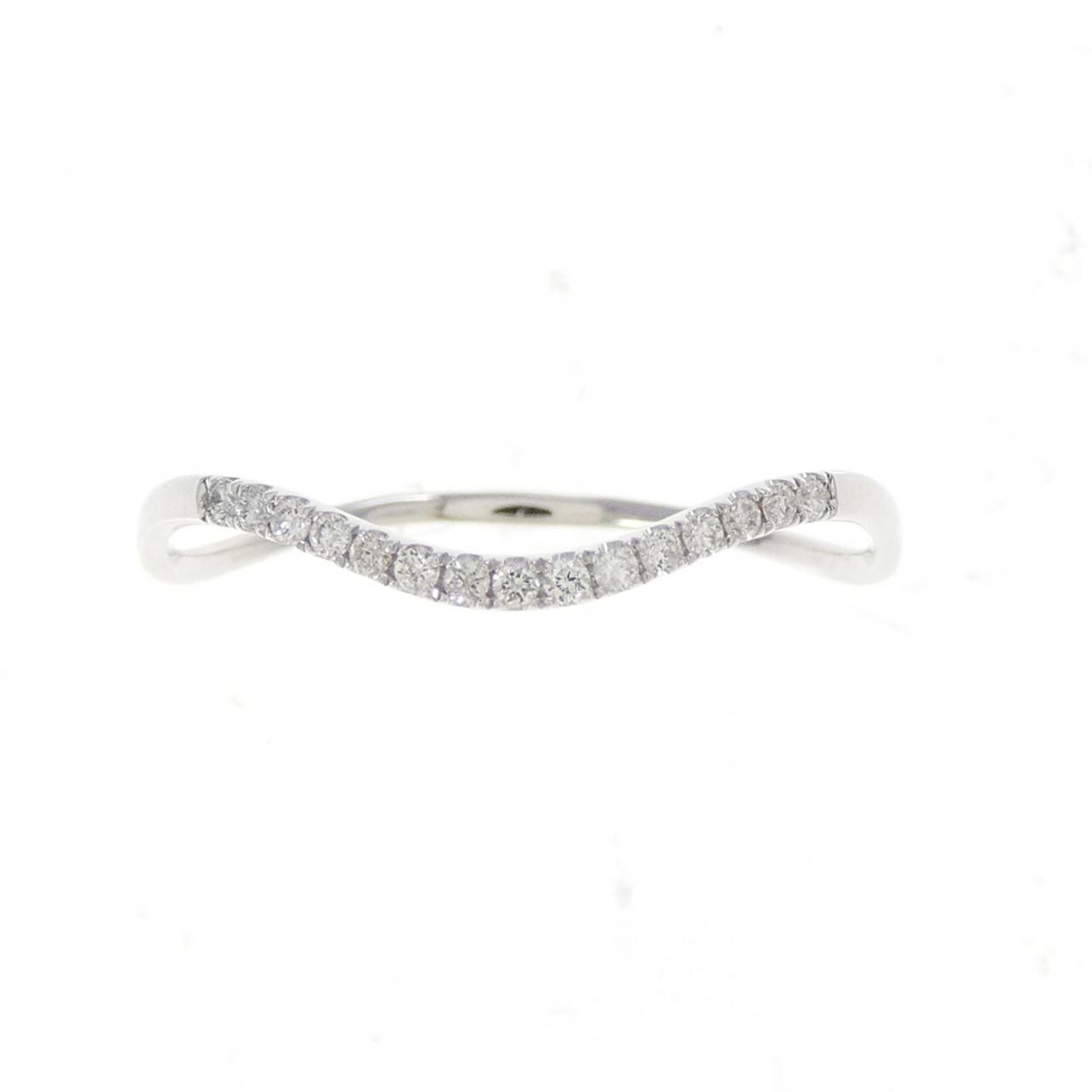 750WG ダイヤモンド リング 0.10CT