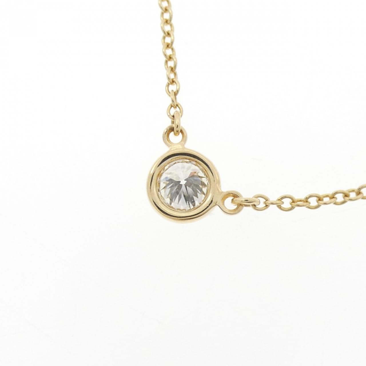 ティファニー バイザヤード ネックレス 0.19CT I VVS1 EXT