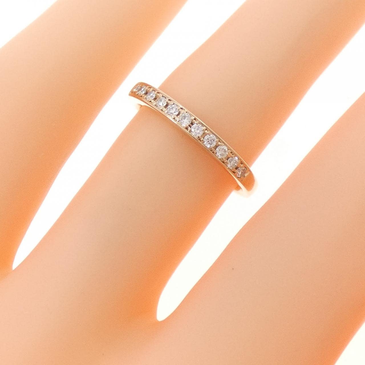 750PG ダイヤモンド リング 0.11CT