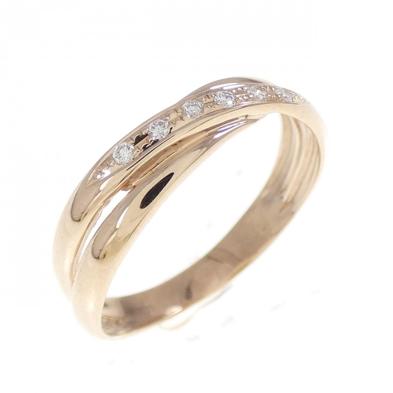 K18PG ダイヤモンド リング 0.05CT