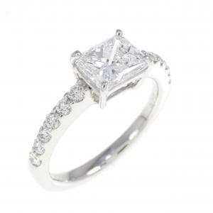 【リメイク】PT900 ダイヤモンド リング 1.023CT F VS1 ファンシーカット