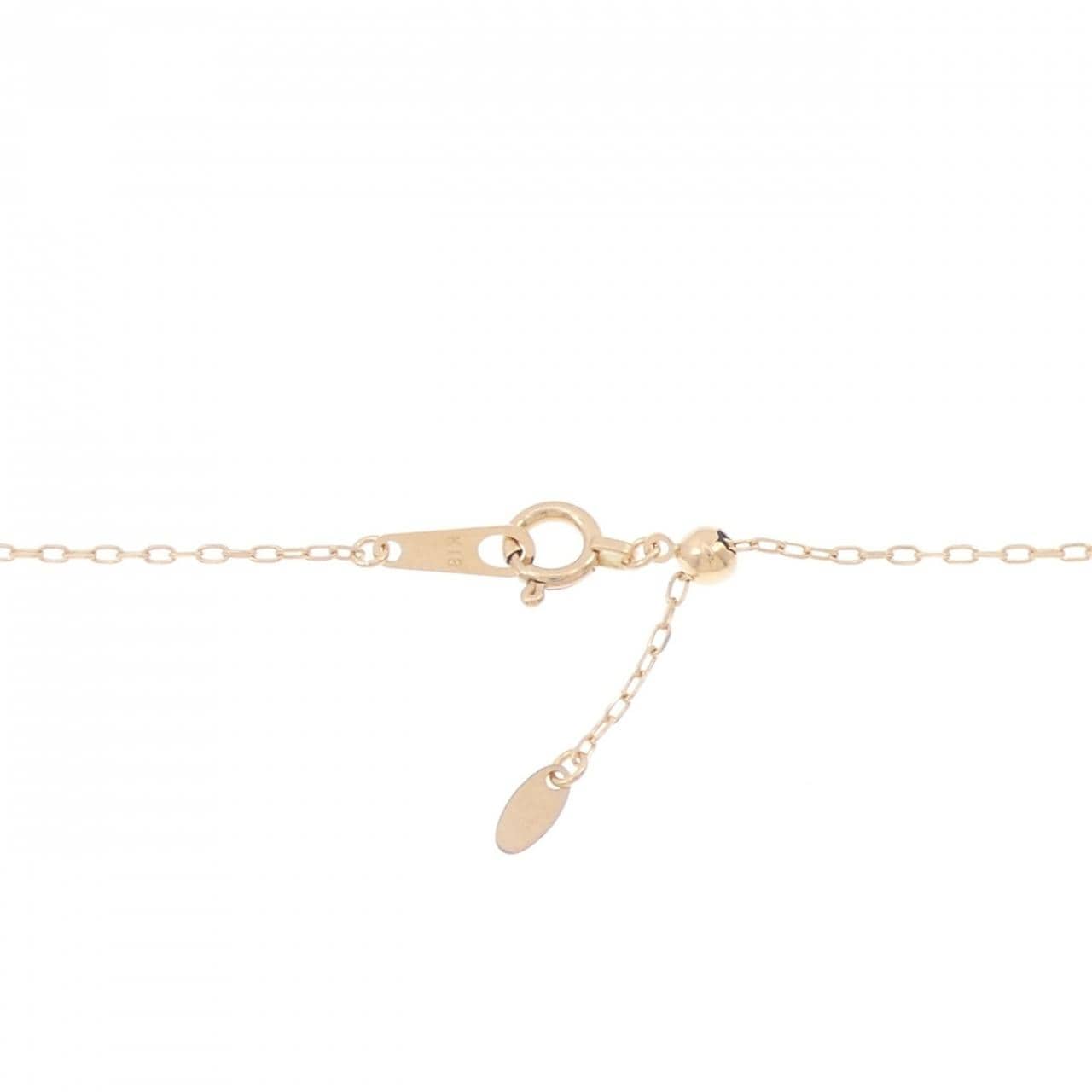 K18PG ダイヤモンド ネックレス 0.32CT
