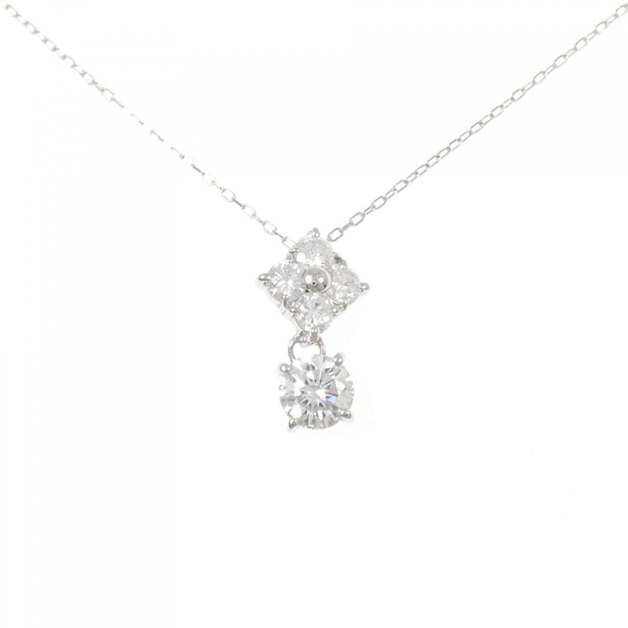 PT850 ダイヤモンド ネックレス 0.636CT G SI2 Good