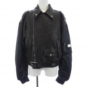 ドルチェアンドガッバーナ DOLCE&GABBANA G9XT1L/GF024 レザーライダースジャケット