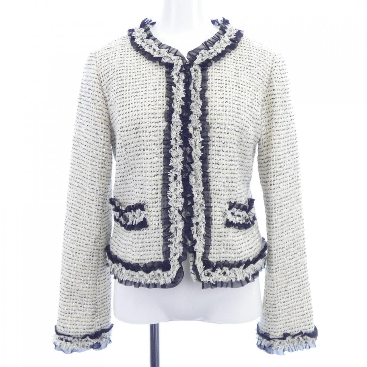 エムプルミエブラック M-Premier BLACK C121-007 ノーカラージャケット