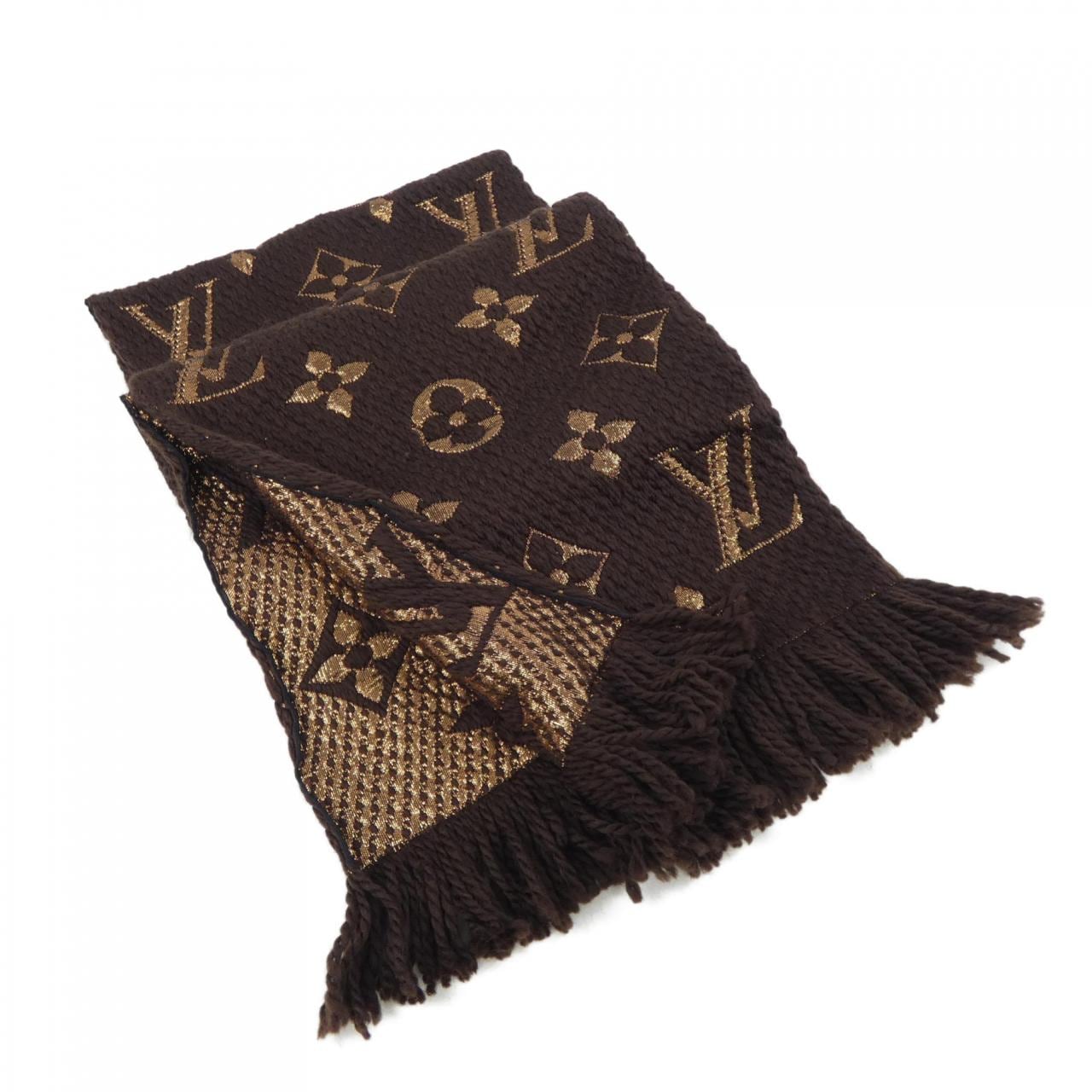 ルイヴィトン LOUIS VUITTON エシャルプ ロゴマニア シャイン M71383 MUFFLER