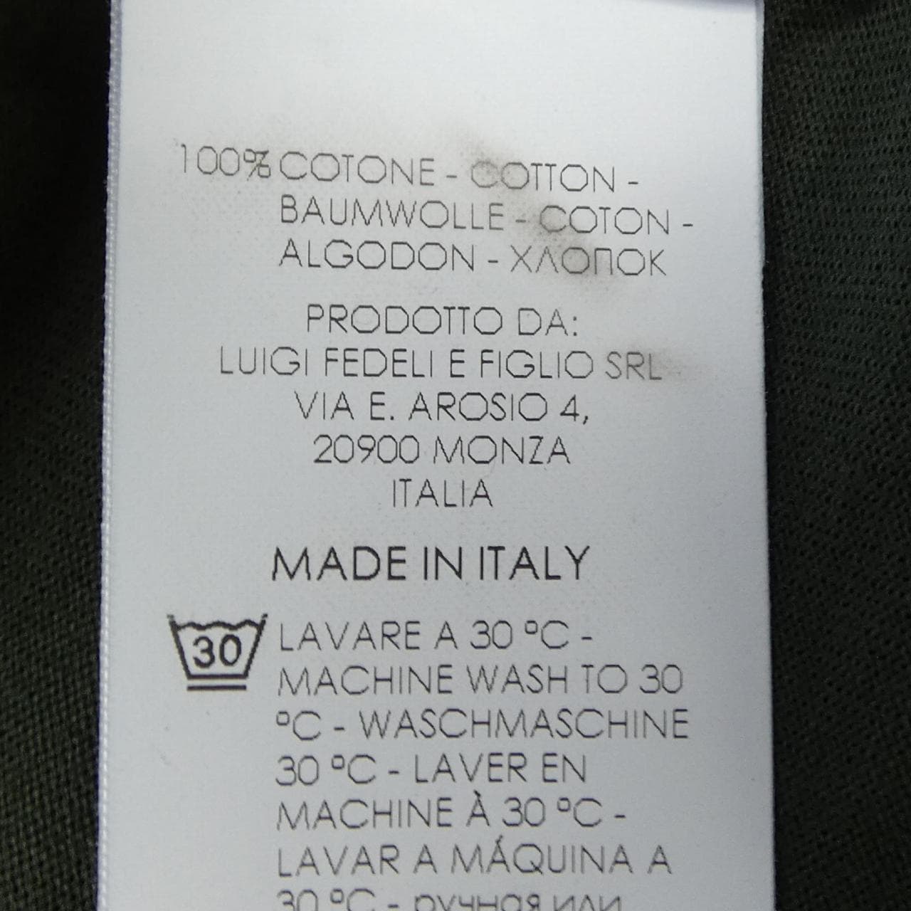 フェデーリ FEDELI Tシャツ