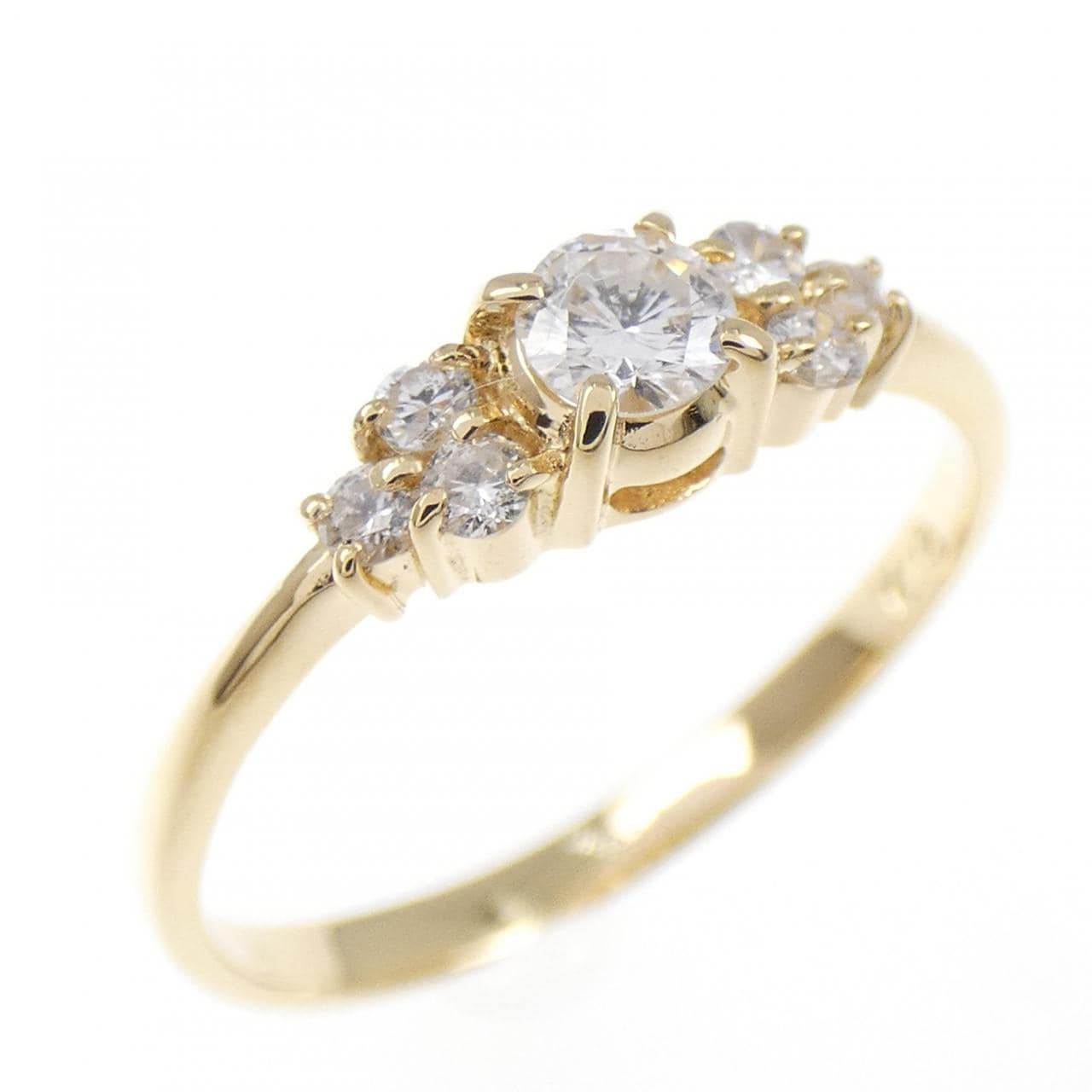 K18YG ダイヤモンド リング 0.12CT