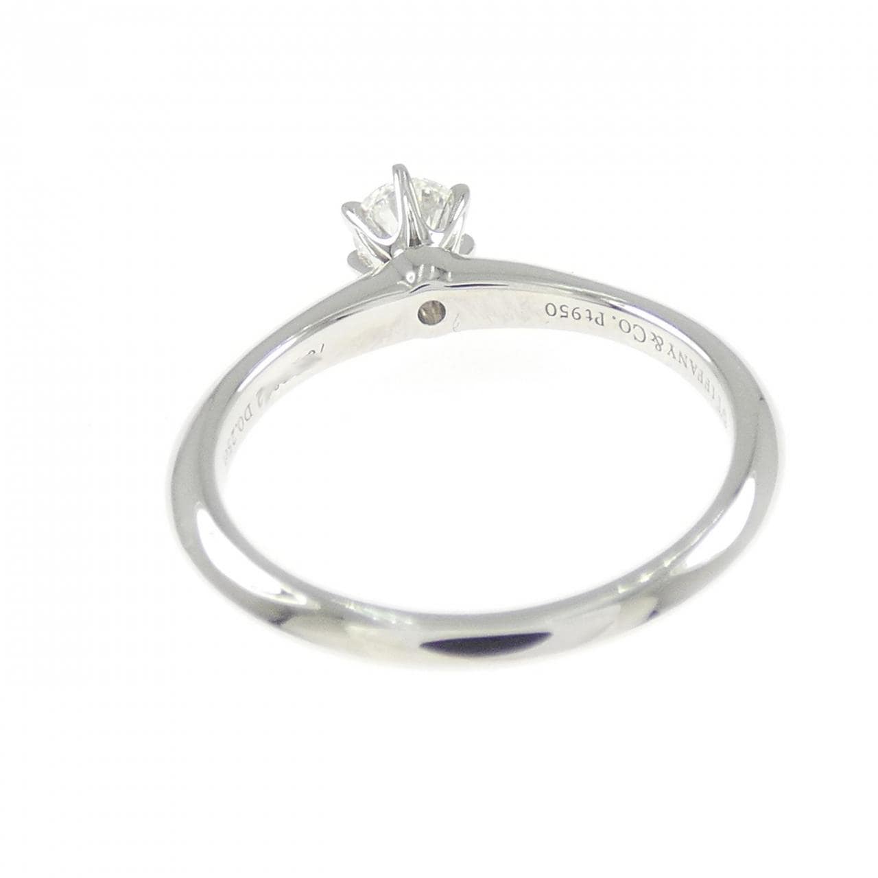 ティファニー クラシックソリティア リング 0.25CT I VS1 3EXT