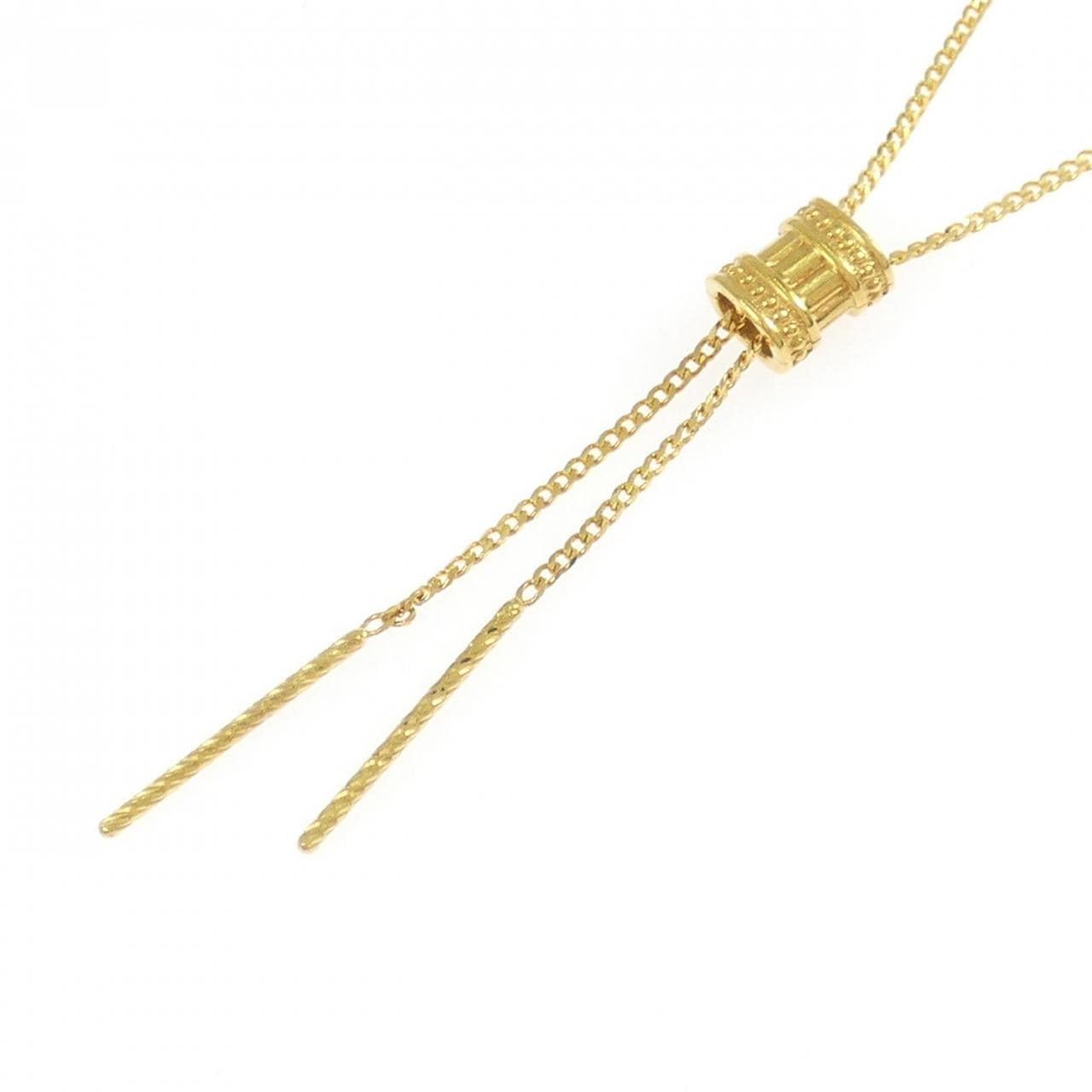K24YG ダイヤモンド ネックレス 0.03CT